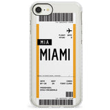 Miami Boarding Pass iPhone Case  Impact Case Custom Phone Case - Case Warehouse