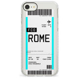 Rome Boarding Pass iPhone Case  Impact Case Custom Phone Case - Case Warehouse