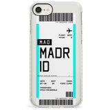 Madrid Boarding Pass iPhone Case  Impact Case Custom Phone Case - Case Warehouse