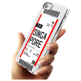 Singapore Boarding Pass iPhone Case   Custom Phone Case - Case Warehouse