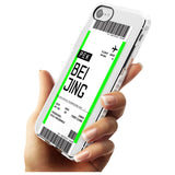 Beijing Boarding Pass iPhone Case   Custom Phone Case - Case Warehouse