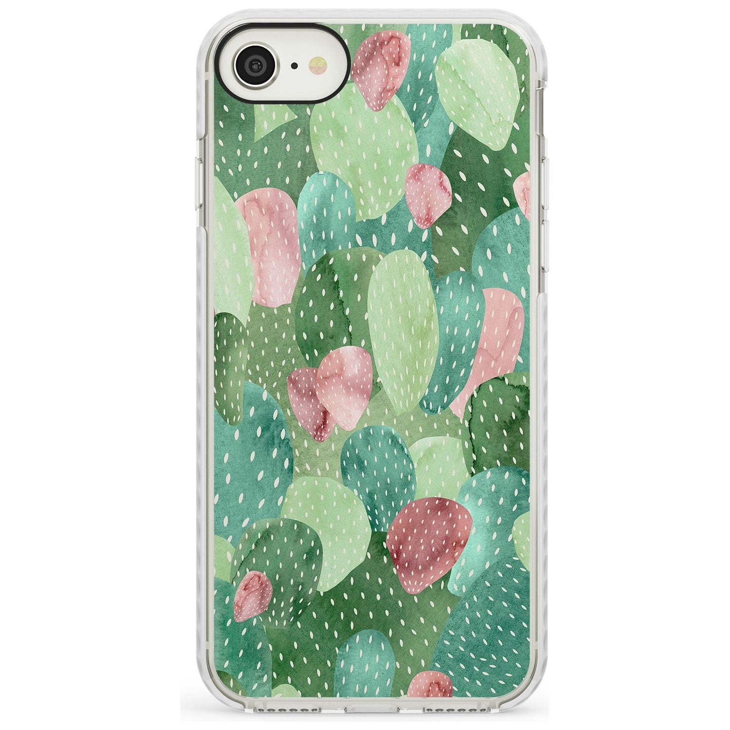 Colourful Cactus Mix Design Impact Phone Case for iPhone SE 8 7 Plus