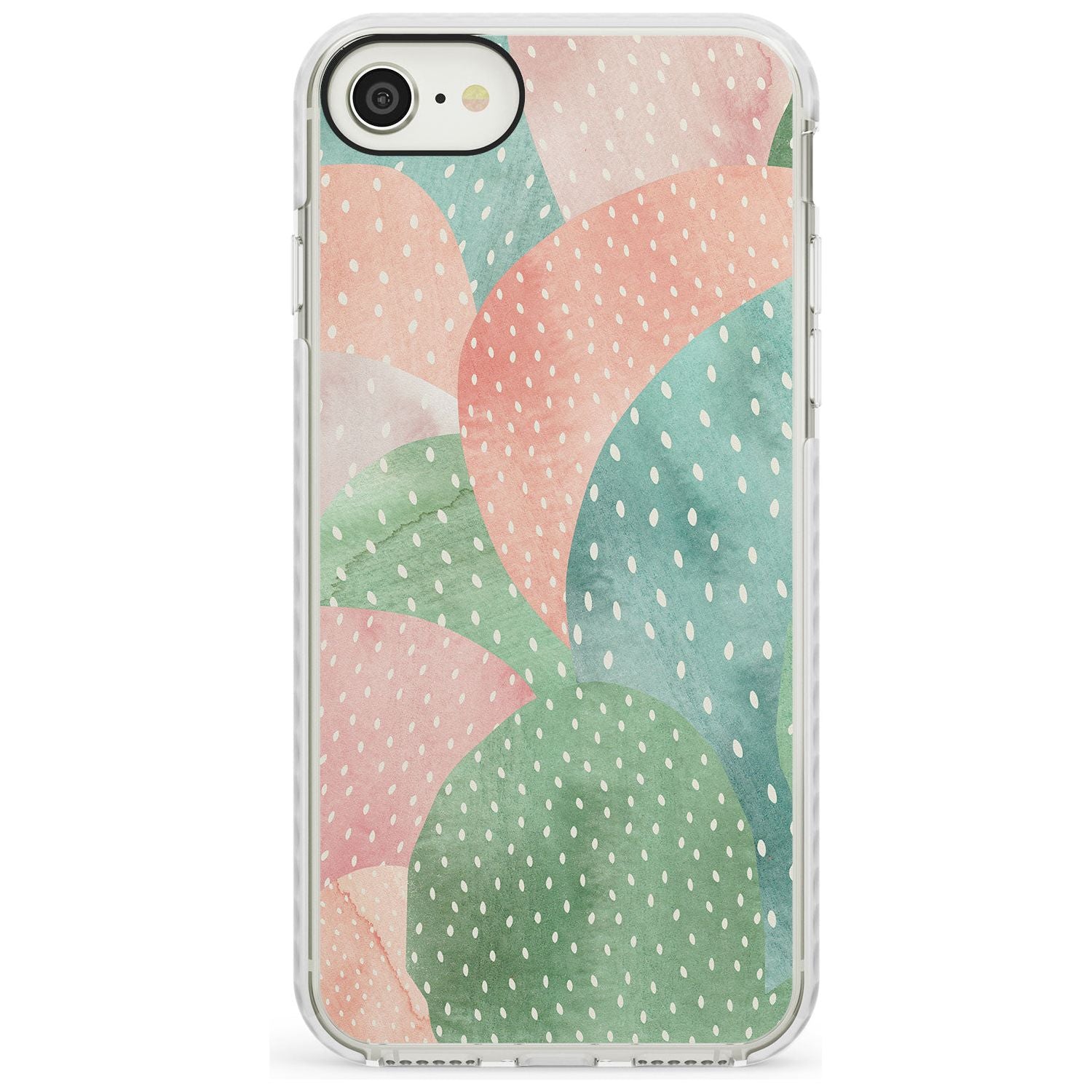 Colourful Close-Up Cacti Design Impact Phone Case for iPhone SE 8 7 Plus