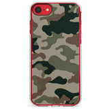 Green and Brown Camo Impact Phone Case for iPhone SE 8 7 Plus