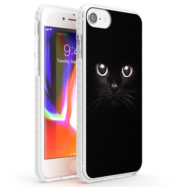 Black Cat Phone Case iPhone 7/8 / Impact Case,iPhone SE / Impact Case Blanc Space