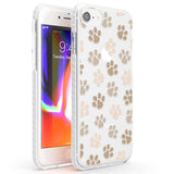 Paw Prints Phone Case iPhone 7/8 / Impact Case,iPhone SE / Impact Case Blanc Space