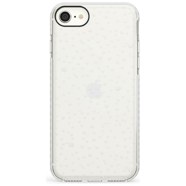 Celestial Starry Sky White Slim TPU Phone Case for iPhone SE 8 7 Plus