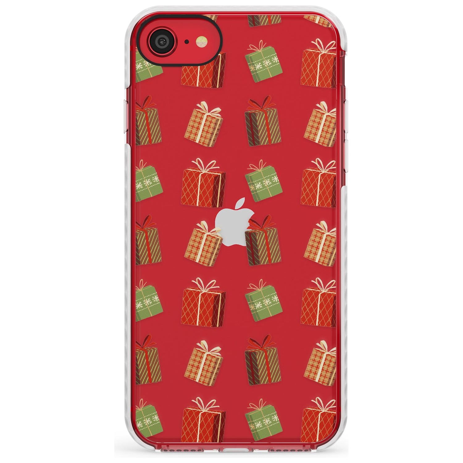 Christmas Presents Pattern Impact Phone Case for iPhone SE 8 7 Plus