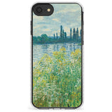 Banks of the Seine by Claude Monet Slim TPU Phone Case for iPhone SE 8 7 Plus