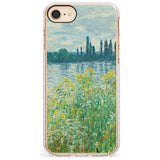 Banks of the Seine by Claude Monet Slim TPU Phone Case for iPhone SE 8 7 Plus