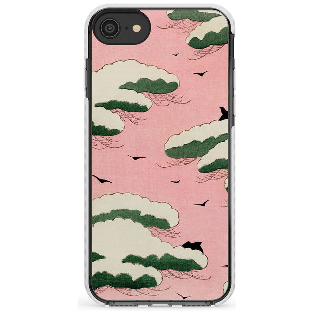 Japanese Pink Sky by Watanabe Seitei Slim TPU Phone Case for iPhone SE 8 7 Plus