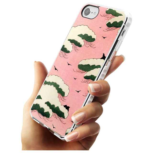 Japanese Pink Sky by Watanabe Seitei Slim TPU Phone Case for iPhone SE 8 7 Plus