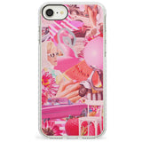 Vintage Collage: Pink Glamour Impact Phone Case for iPhone SE 8 7 Plus