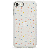 Small Confetti Print Clear iPhone Case  Impact Case Phone Case - Case Warehouse