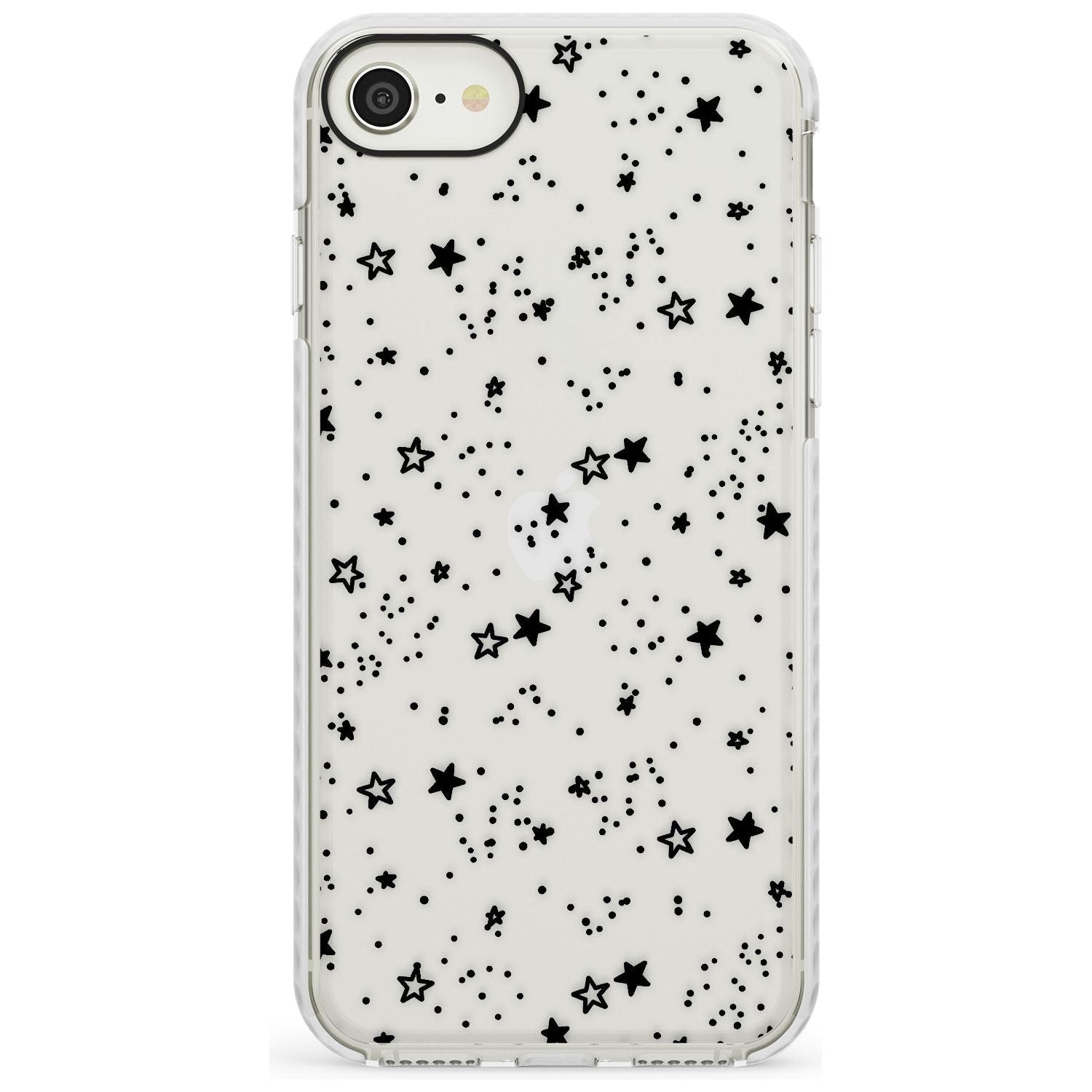 Solid Stars Impact Phone Case for iPhone SE 8 7 Plus
