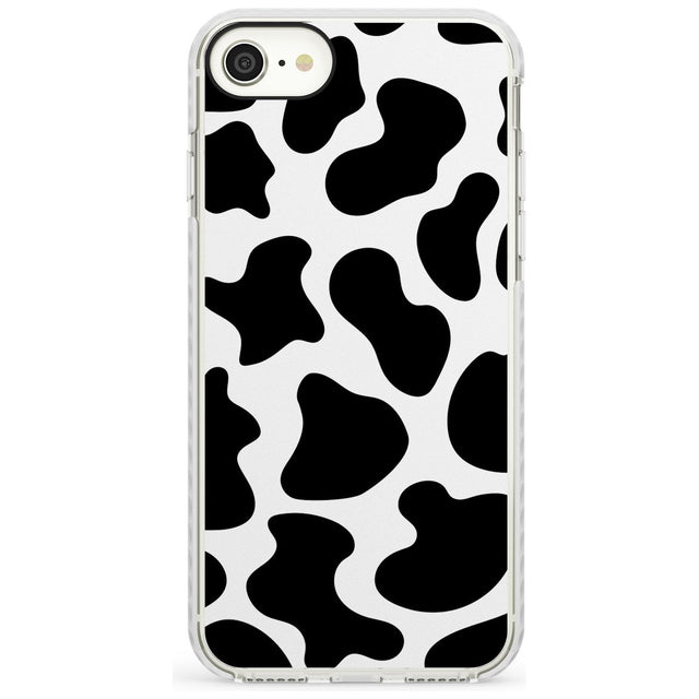 Cow Print Slim TPU Phone Case for iPhone SE 8 7 Plus