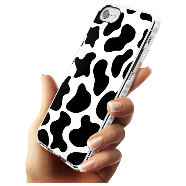 Cow Print Slim TPU Phone Case for iPhone SE 8 7 Plus