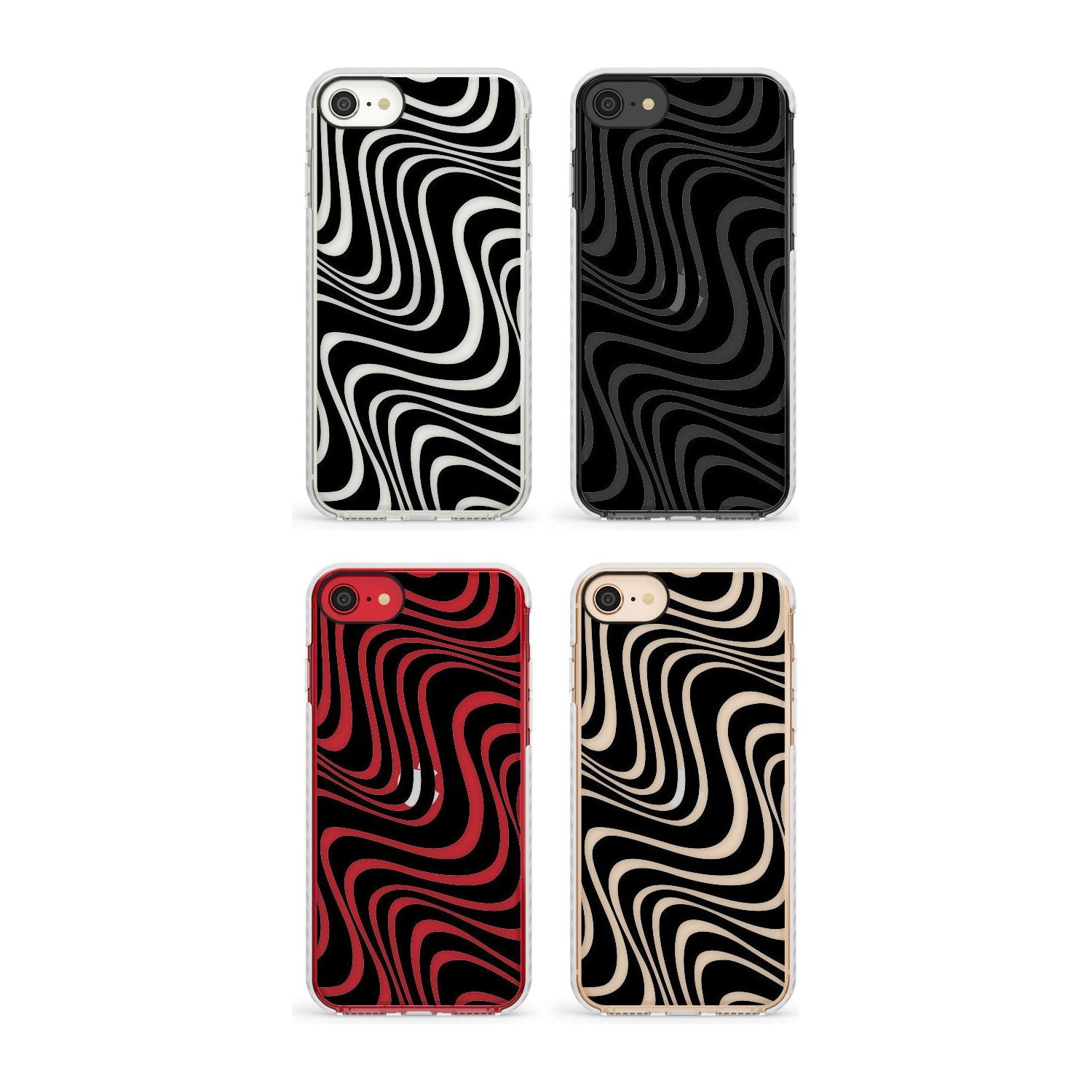 Damascus Steel Phone Case for iPhone SE