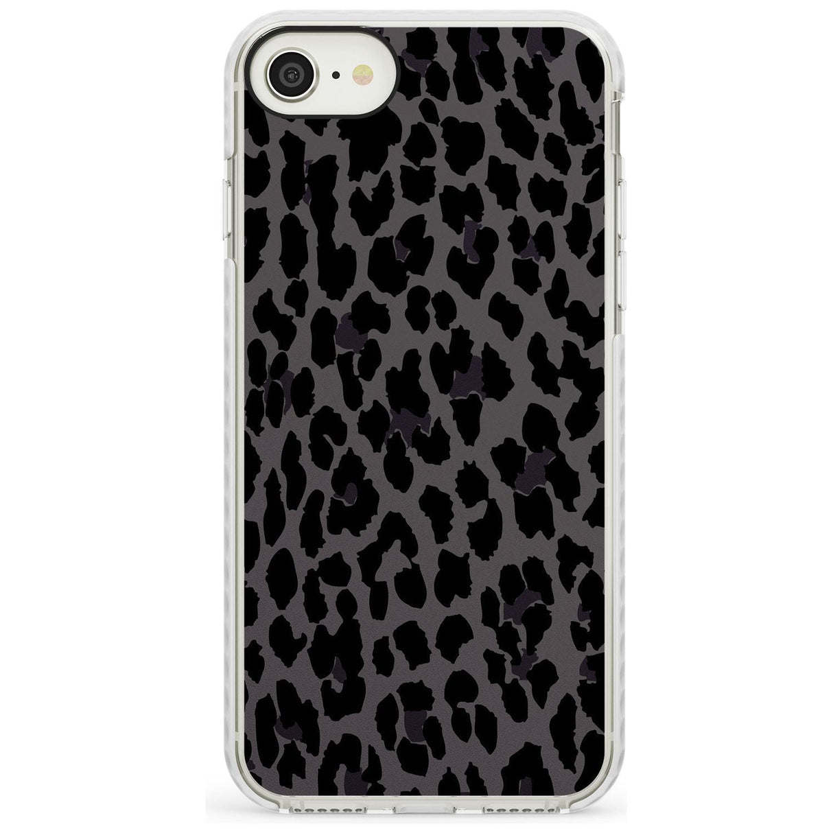 Dark Animal Print Pattern Large Leopard Impact Phone Case for iPhone SE 8 7 Plus