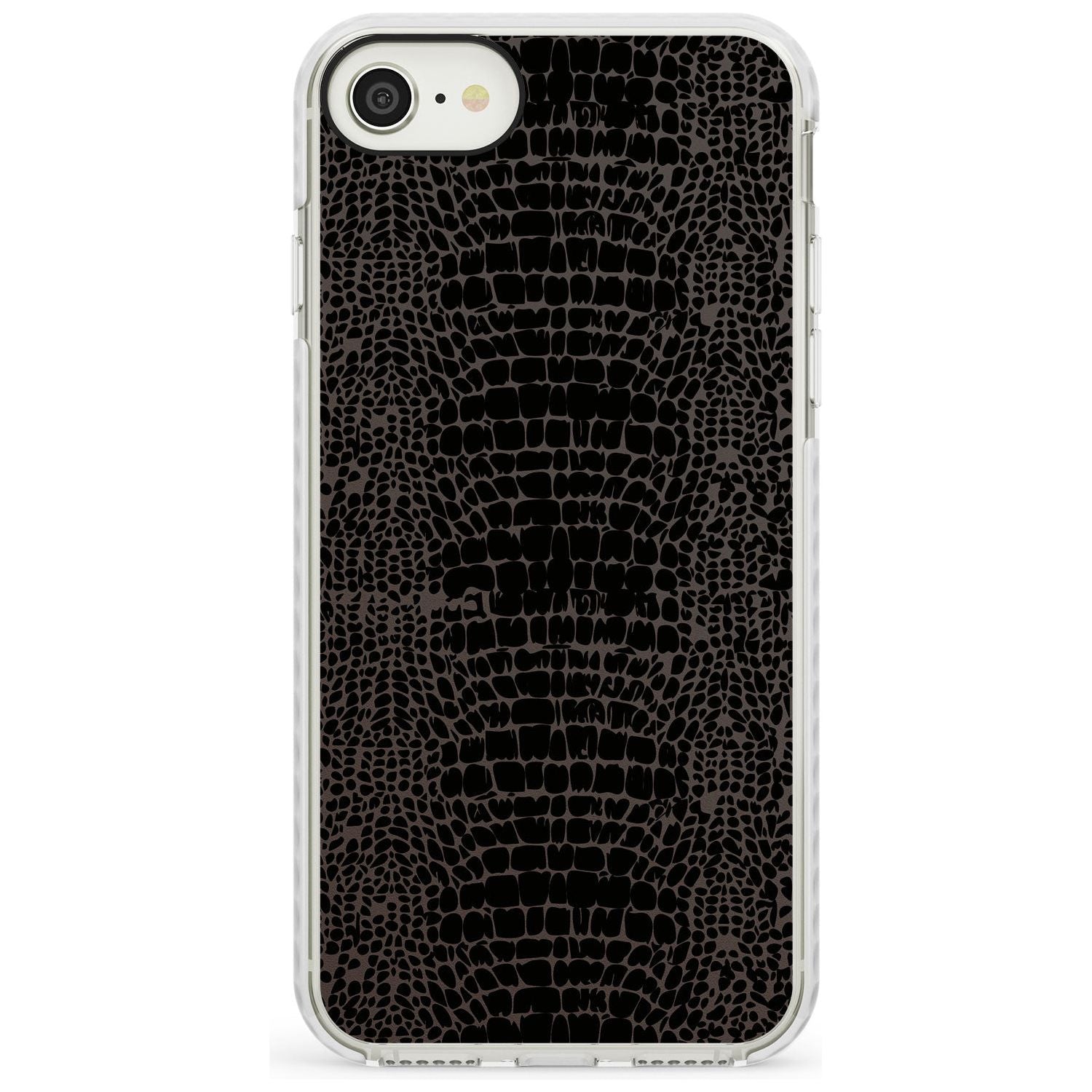 Dark Animal Print Pattern Snake Skin Impact Phone Case for iPhone SE 8 7 Plus