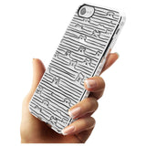 Dog Line Art - Black Impact Phone Case for iPhone SE 8 7 Plus