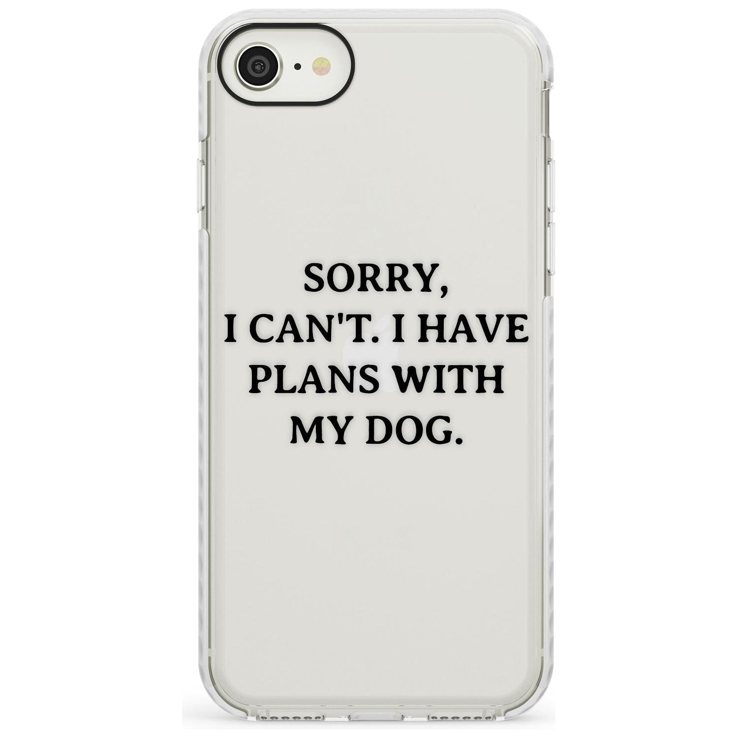 Plans with Dog Impact Phone Case for iPhone SE 8 7 Plus