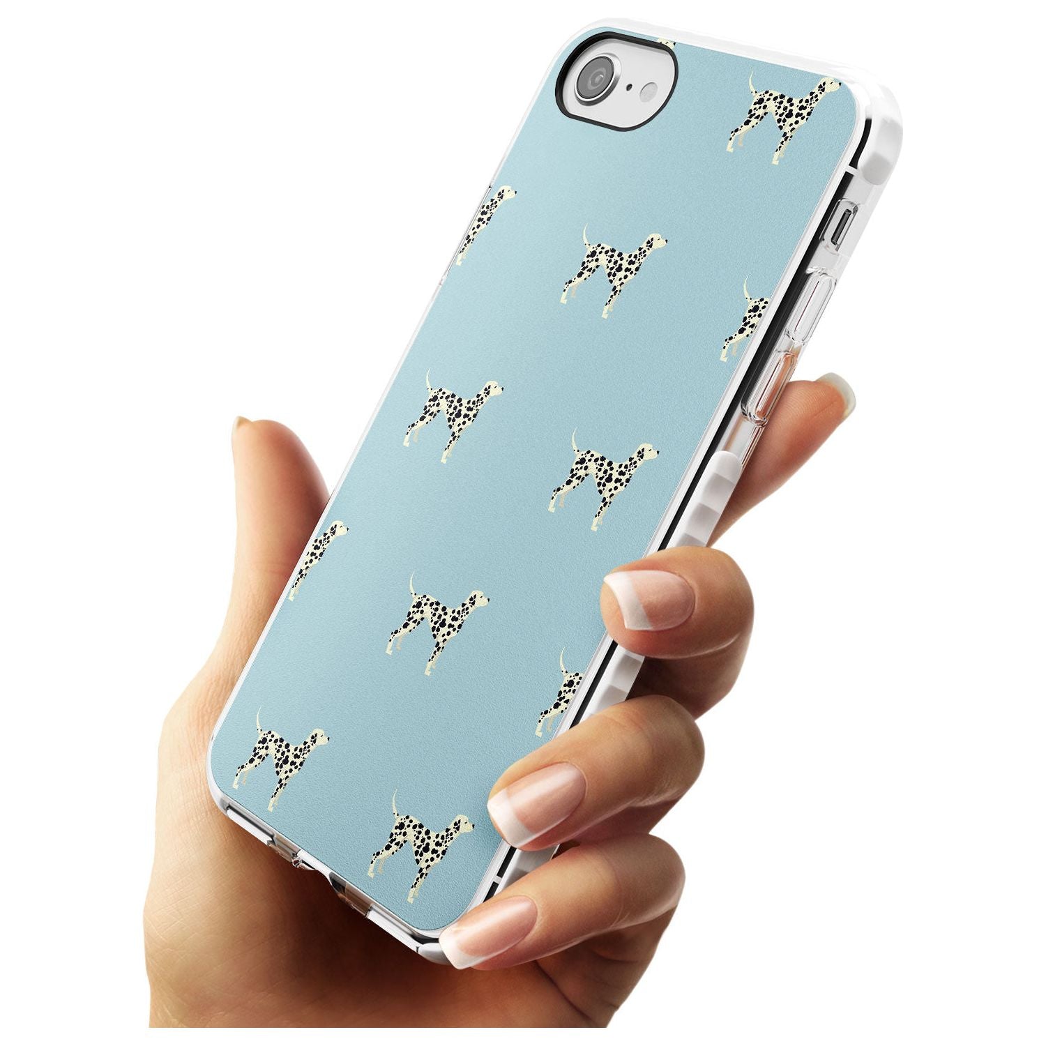 Dalmation Dog Pattern Impact Phone Case for iPhone SE 8 7 Plus