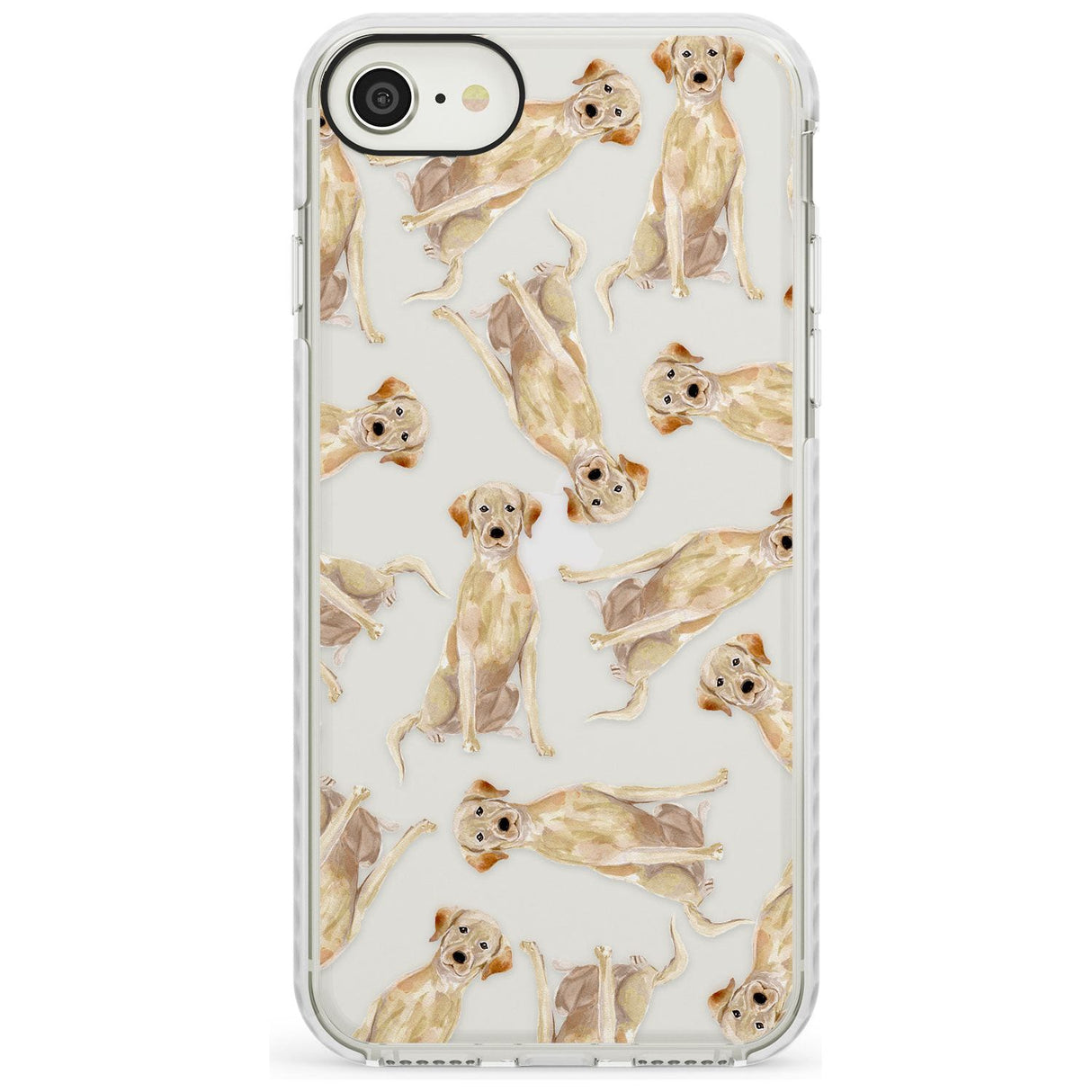 Yellow Labrador Watercolour Dog Pattern