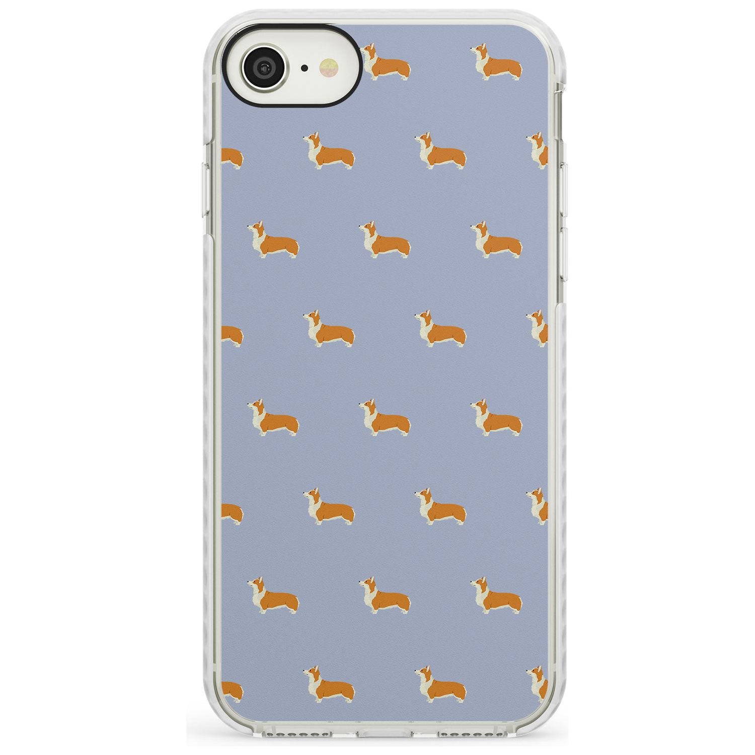 Pembroke Welsh Corgi Dog Pattern Impact Phone Case for iPhone SE 8 7 Plus