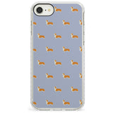 Pembroke Welsh Corgi Dog Pattern Impact Phone Case for iPhone SE 8 7 Plus