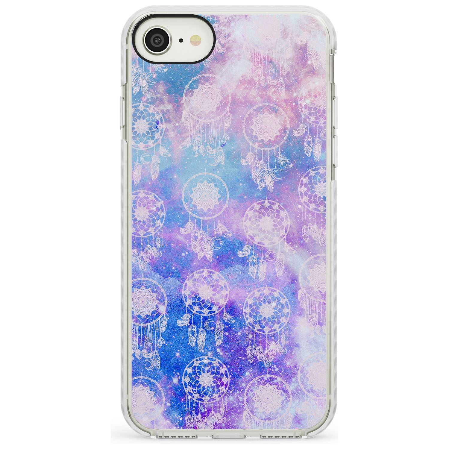 Dreamcatcher Pattern Galaxy Print Tie Dye Impact Phone Case for iPhone SE 8 7 Plus