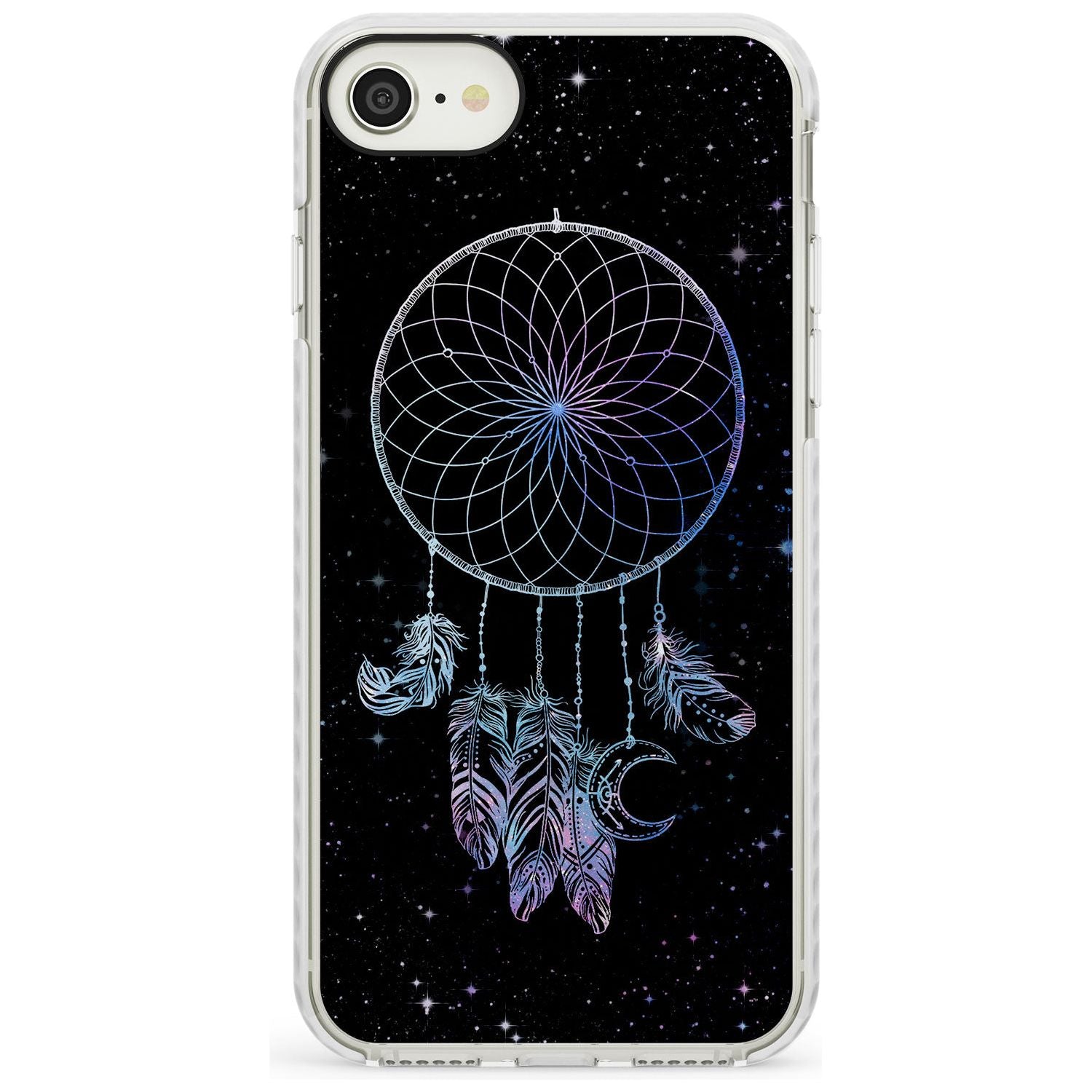 Dreamcatcher Space Stars Galaxy Print Impact Phone Case for iPhone SE 8 7 Plus