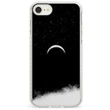 Upside Down Crescent Moon Impact Phone Case for iPhone SE 8 7 Plus