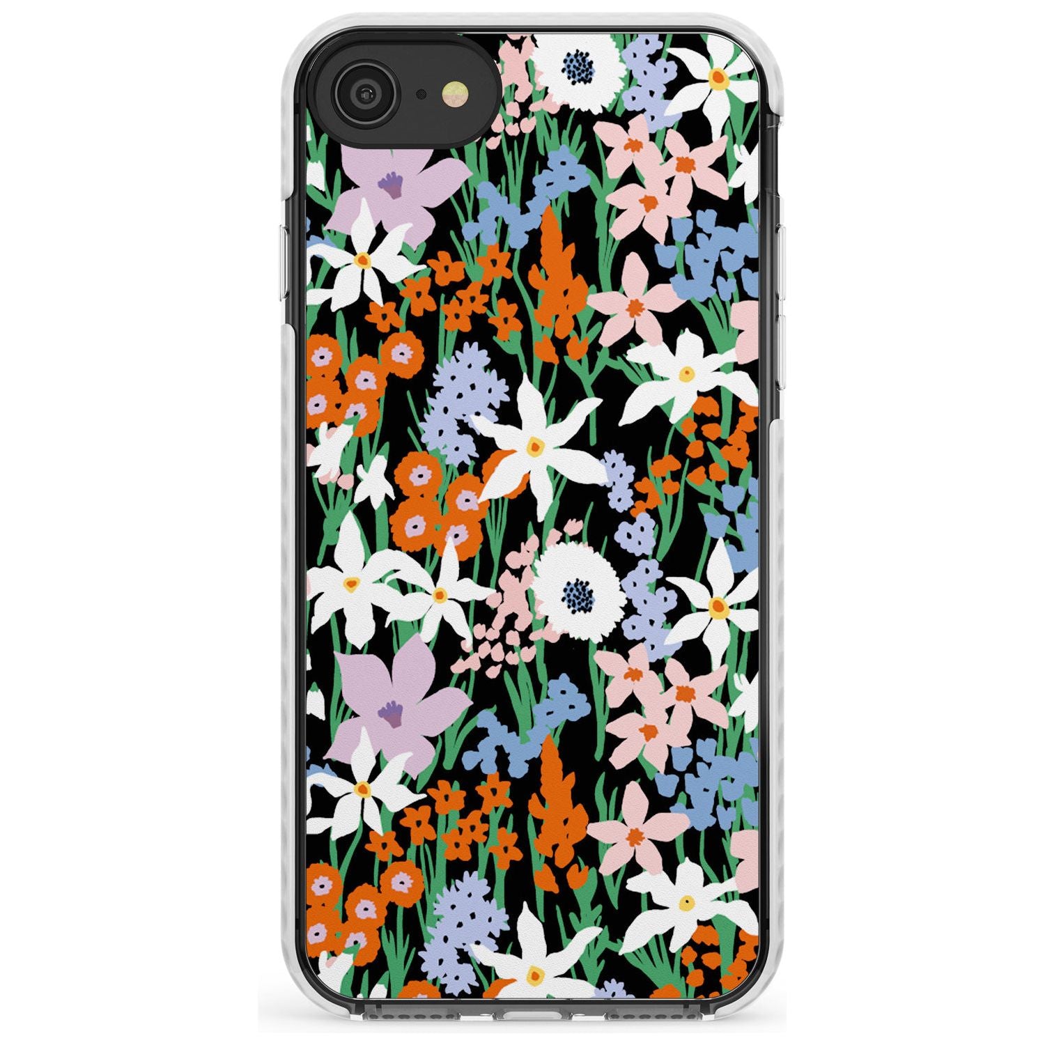 Springtime Meadow: Solid Slim TPU Phone Case for iPhone SE 8 7 Plus
