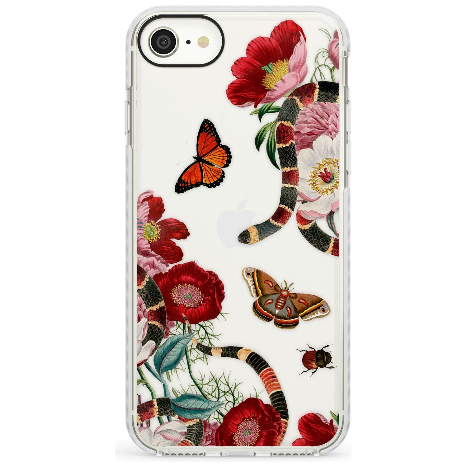 Botanical Snake  Slim TPU Phone Case for iPhone SE 8 7 Plus