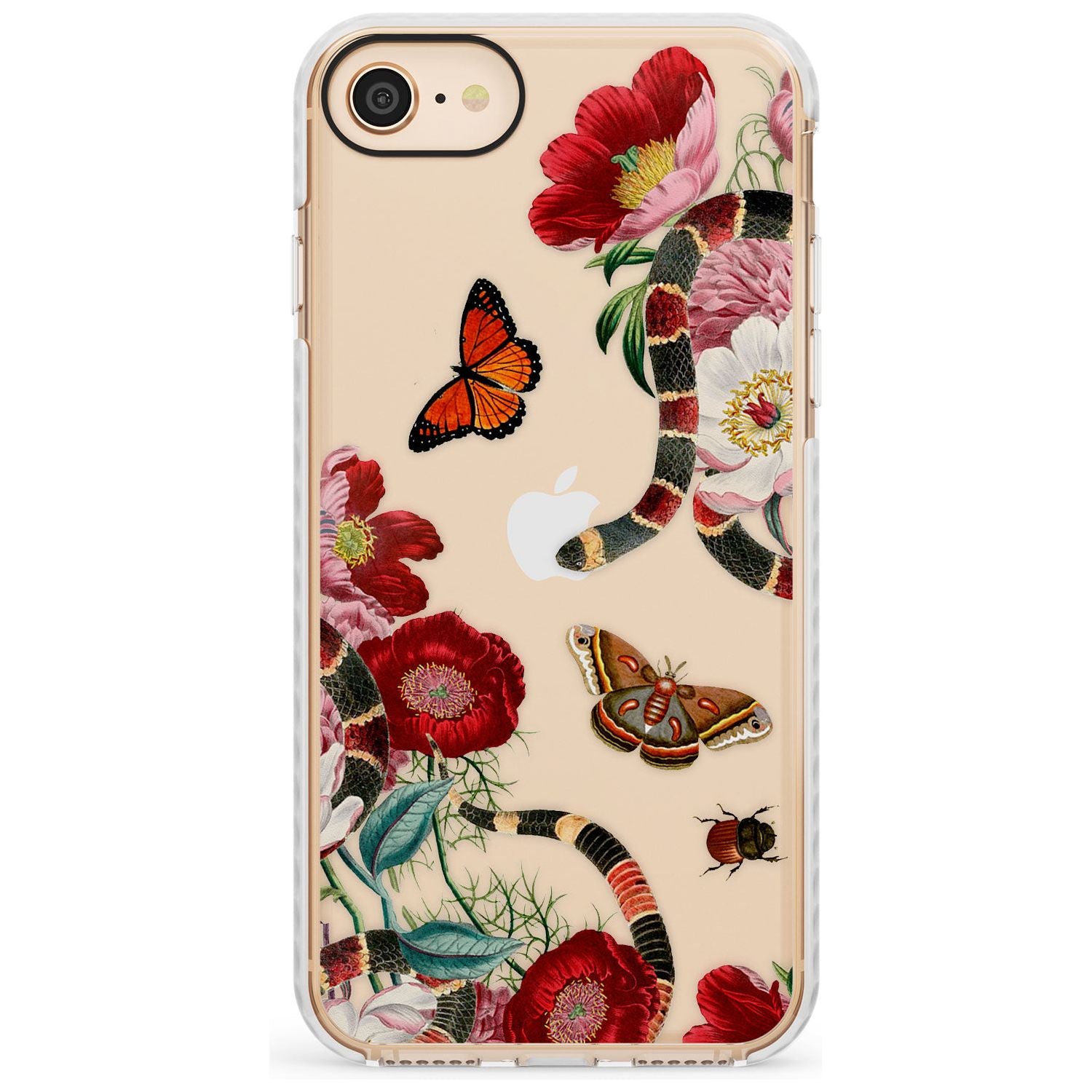 Botanical Snake  Slim TPU Phone Case for iPhone SE 8 7 Plus