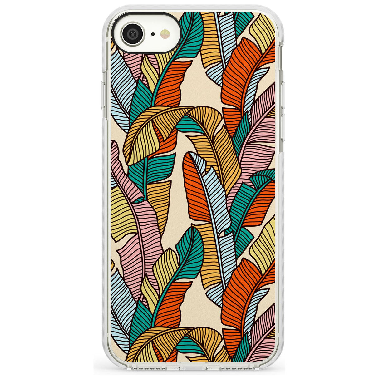 Abstract Leaves Phone Case for iPhone SE