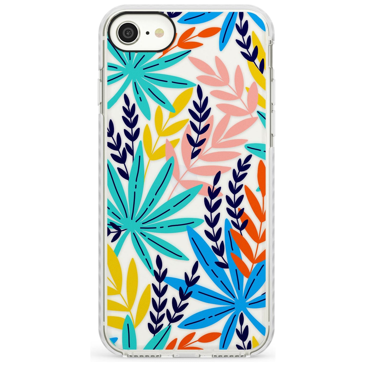 Tropical Palm Leaves Phone Case for iPhone SE