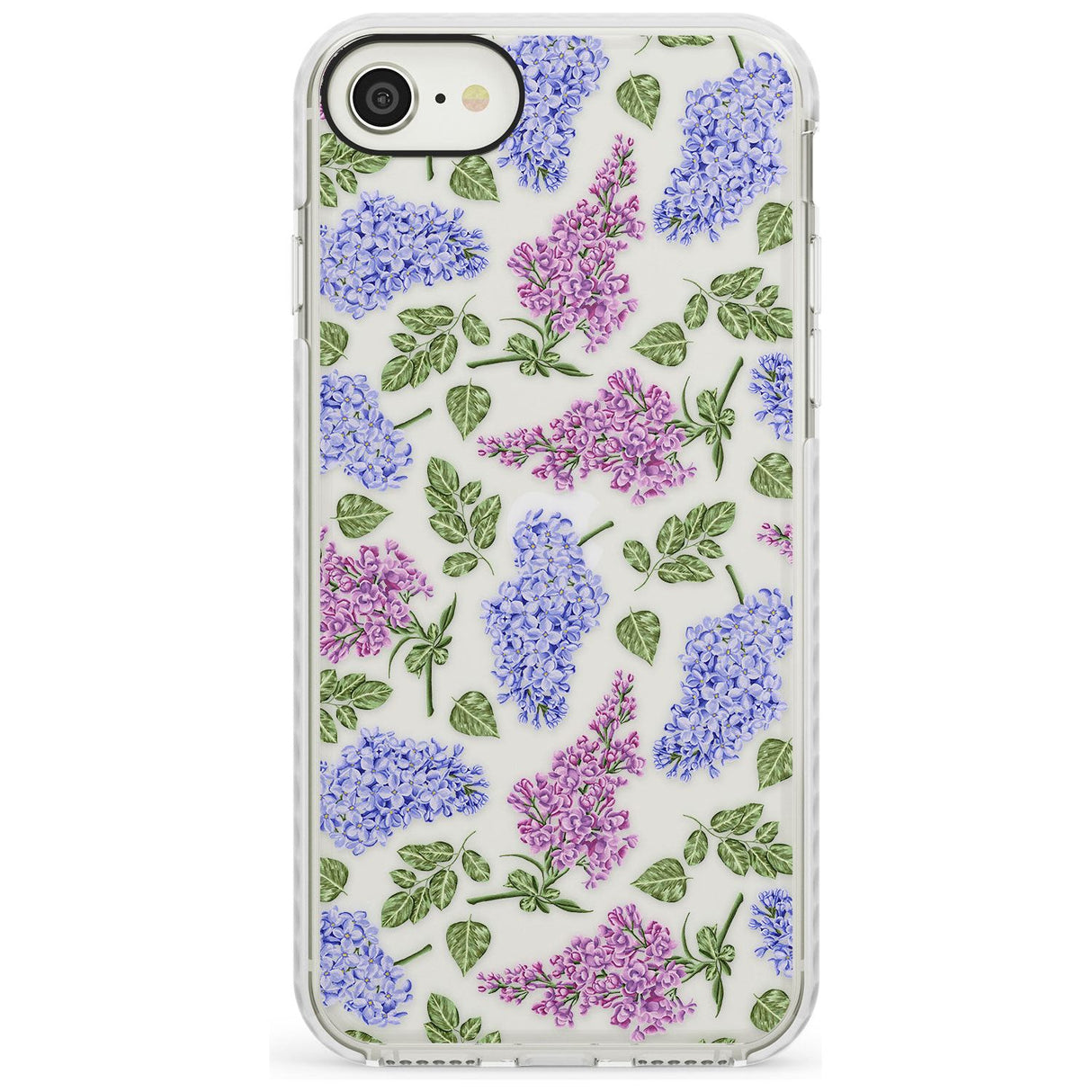 Purple Blossoms Transparent Floral