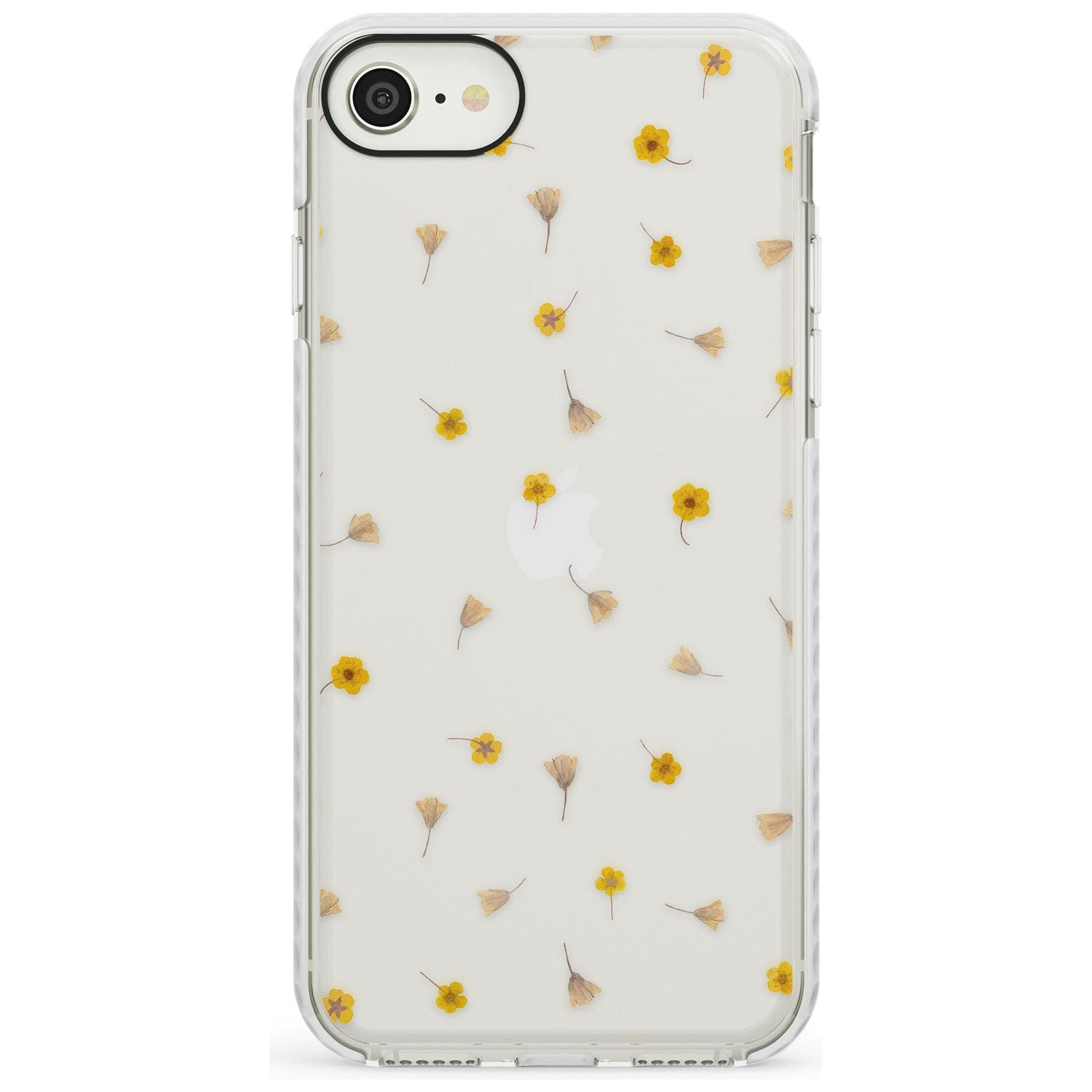 Small Flower Mix - Dried Flower-Inspired Design Impact Phone Case for iPhone SE 8 7 Plus