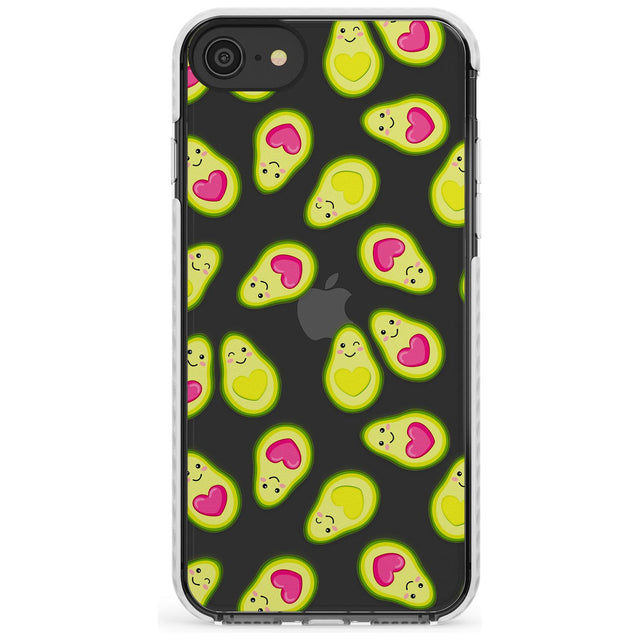 Avocado Love Impact Phone Case for iPhone SE 8 7 Plus