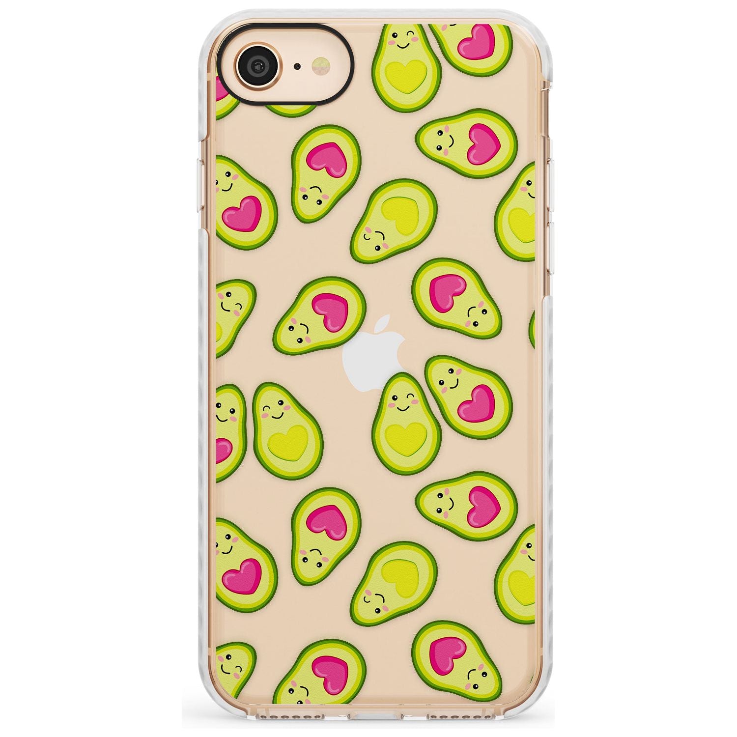 Avocado Love Impact Phone Case for iPhone SE 8 7 Plus