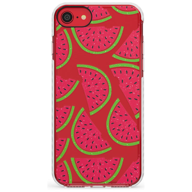 Watermelon Pattern Impact Phone Case for iPhone SE 8 7 Plus