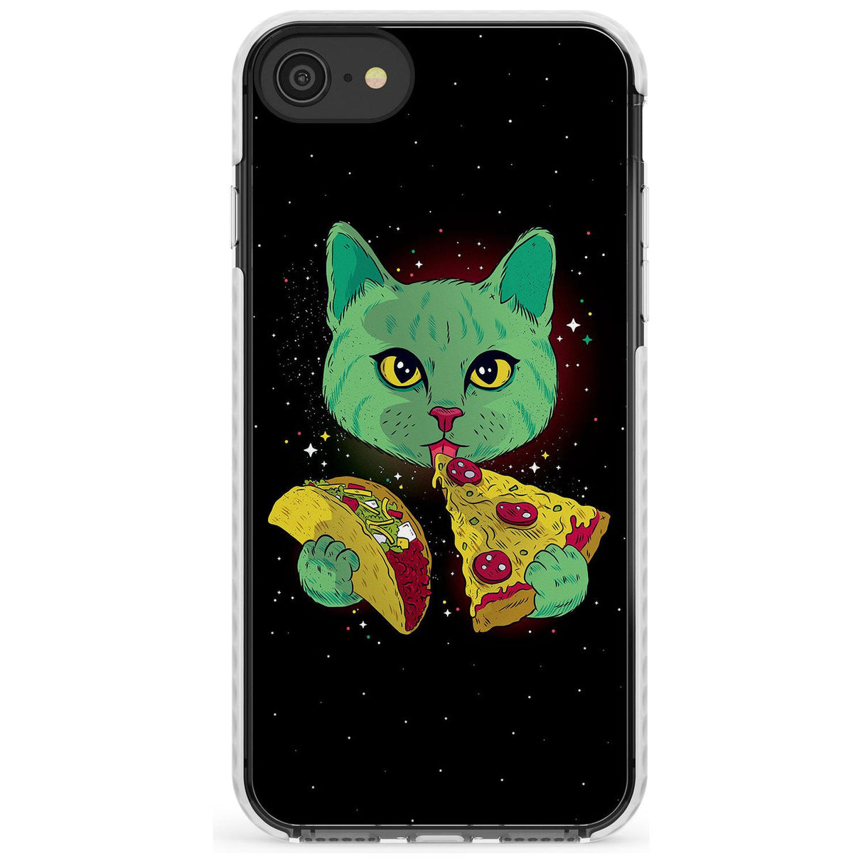 Pizza Purr Impact Phone Case for iPhone SE 8 7 Plus