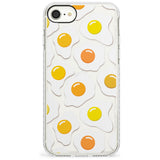 Fried Egg Pattern Impact Phone Case for iPhone SE 8 7 Plus