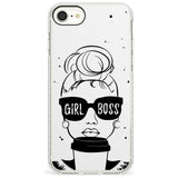 Girl Boss Impact Phone Case for iPhone SE 8 7 Plus