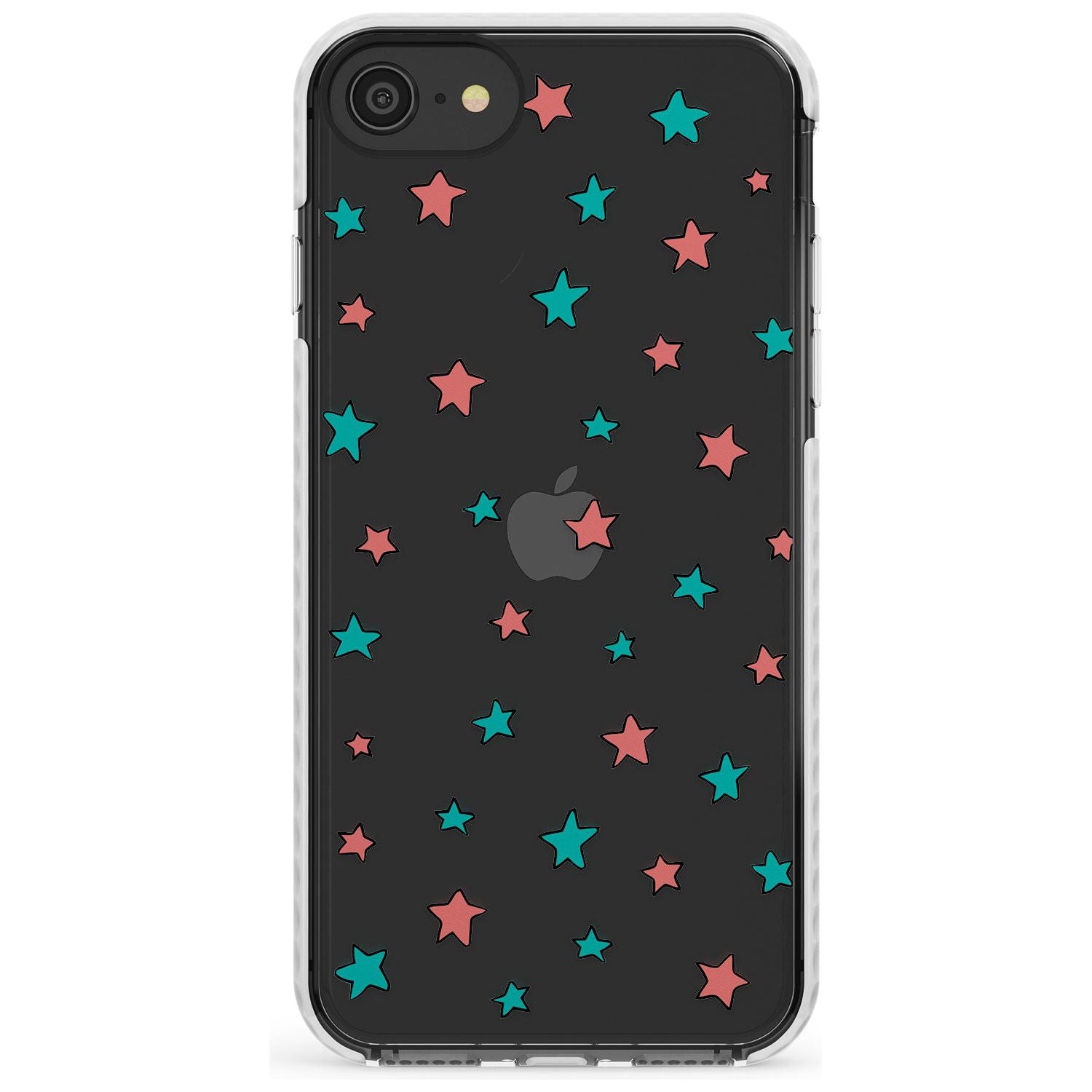 Heartstopper Stars Pattern Impact Phone Case for iPhone SE 8 7 Plus