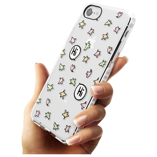 Heartstopper Leaves Pattern Impact Phone Case for iPhone SE 8 7 Plus