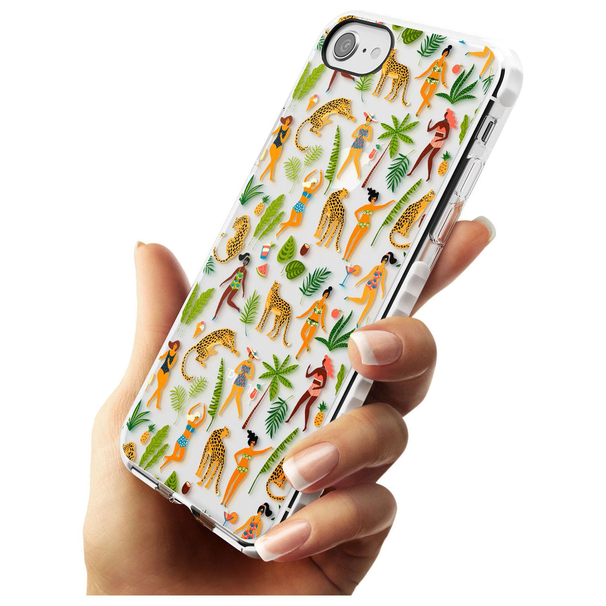 Tropical Summer Impact Phone Case for iPhone SE 8 7 Plus