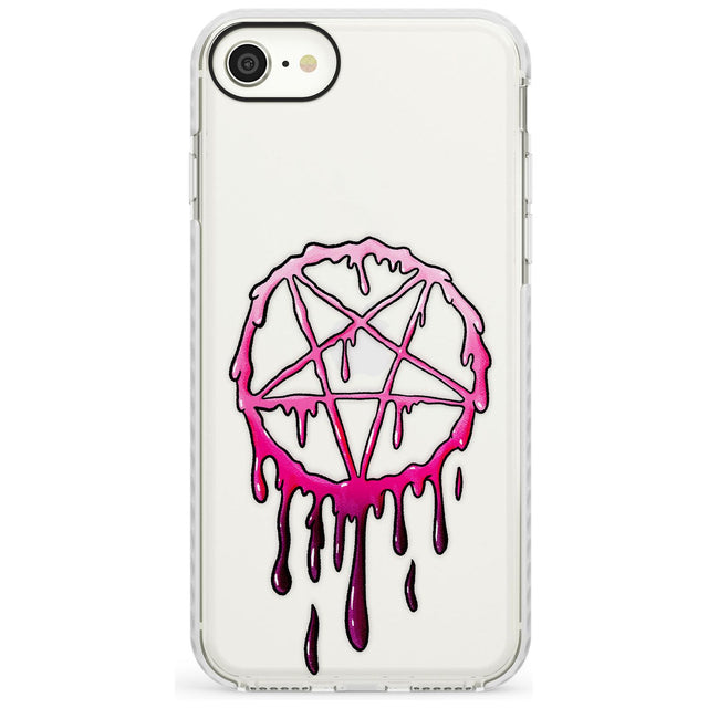 Pentagram of Blood Impact Phone Case for iPhone SE 8 7 Plus